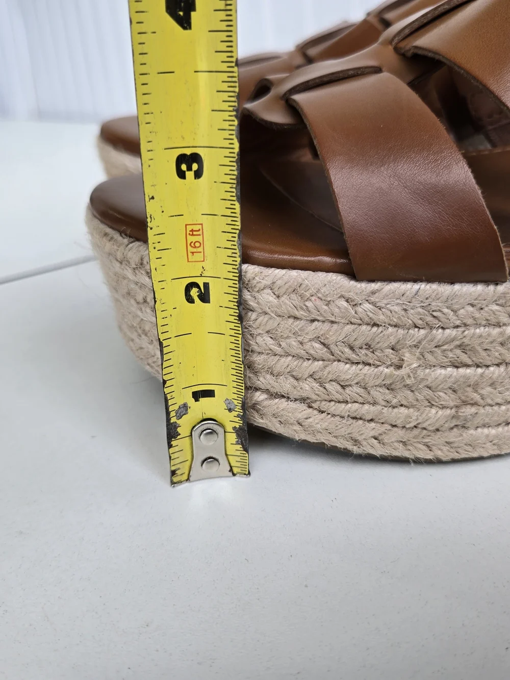MARC FISHER Jenila Dress Espadrille Wedge Sandals Women's Size 8.5